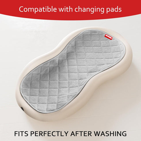 3 Pack Quilted Thicker Changing Pad Liner Waterproof, Fit for Changing Table Liners are Warm On a Baby's Back Non-Slip