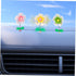 10 Pcs Car Flower Dancing Figures, Desktop Bobblehead Doll Accessories for Dashboard Decor and Ornaments