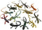 Plastic Lizard Toys - Realistic Rubber Reptile Figures for Halloween Party Decoration, 12Pcs