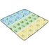 GuoChe 50'' 50'' Food Freshness Icon Symbols Soft Padded Baby Gym & Activity Mat for Indoor Outdoor Non-Toxic Activity