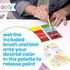 Ooly Scenic Hues D.I.Y. Watercolor Art Kit, Desert Getaway 17 PC Set
