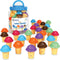 Learning Resources Mini Letter Scoops - Preschool Learning Toys for Kids Age 3+ - Alphabet Stacking Toys