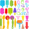 Dough Tools Set for Kids 31 PCS Summer-Themed Dough Play Tools with
