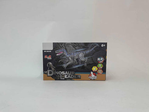 Mini Tudou Remote Control Dinosaur Toys, 2.4Ghz Velociraptor Robot with LED Light Up & Realistic Sounds for Boys Kids
