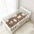 CZXW 52" 28" Coffees Pattern Crib Sheets Fitted x Natural Cotton Soft & Breathable for Baby Crib Mattress