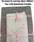 AKISS Reversible Satin Crib Sheet & Pillow Cover for Babies