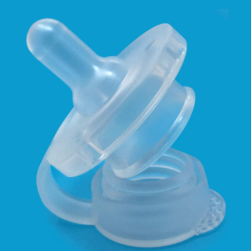 Freezable Pacifier for Teething | BPA Free Silicone | Teething Relief for Babies 0-9 Months | Made in USA