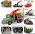 Timber Transport Truck Toddler Toy, 15-inch Logging Truck with Sounds and Lights, Birthday Gift for Kids Ages 3-6