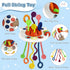 6 1 6-12 1 2 3 in Montessori Toys for Babies Months Up - Incl Pull String Toy, Stacking Cups, Tissue Box, Suction Cup