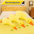 Duck Plush Pillow Stuffed Animal Toy, Cute Giant Goose Plush Duck Stuffed Animal,Super Soft Hugging Pillow for Kids Bedding (Yellow,25.5 in)…