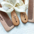 DOYOUWE Set, Personalised Baby Hairbrush, Wooden Newborn Comb, Soft Brush Birth Comb, Natural Bristles