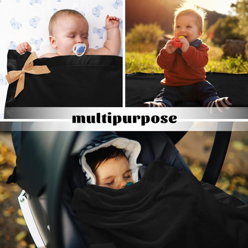 Pro Goleem Fleece Baby Blanket - Soft Anti-Static Plush Blanket for Boys and Girls Christmas Gifts