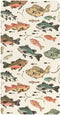 KICPOAY Vintage Bass Fishes Toddler Bed Crib Sheets Baby Crib Sheets Cover for