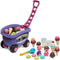 32 PCS Ice Cream Cart Toys for Toddlers - Pretend Play Food Scoop & Serve Macaroon Dessert Set