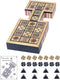 Wooden Royal Game of UR,Ancient Strategy Board Game for 2 Players,Beautifully Designed