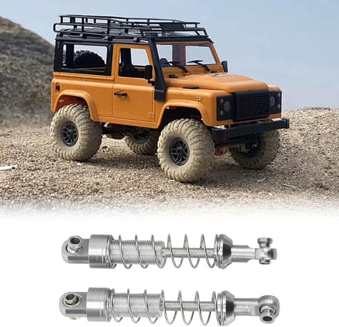 VGEBY 2 Pairs Aluminum Alloy, 60mm RC Car Modification Parts for C14 C24 MN D90 99S (Silver)