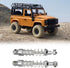 VGEBY 2 Pairs Aluminum Alloy, 60mm RC Car Modification Parts for C14 C24 MN D90 99S (Silver)