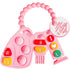 Baby Teething Keys Toys 6 to 12 Months - Gothic Car Keys Baby Teether Combo Set (KEY, Pink)