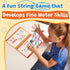 8 9 10 11 12 6-12 Kasfalci String Game Book Kit - Gifts for Year Old Girl - Classic Finger String Figures Toy - Travel