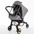 Universal Car Seat Rain Cover, Food Grade EVA Waterproof Protection with Quick-Access Zipper Door (Grey)