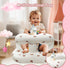 3-36 Inflatable Baby Seat for Babies Months, Baby Chair with Fence & Built in Air Pump, Blow Up Floor Baby Seat
