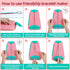 8-12, 28 6 7 8 9 10 11 12 Friendship Bracelet Making Kit for Girls Ages Kids Jewelry Making Kit with Pre-Cut Threads