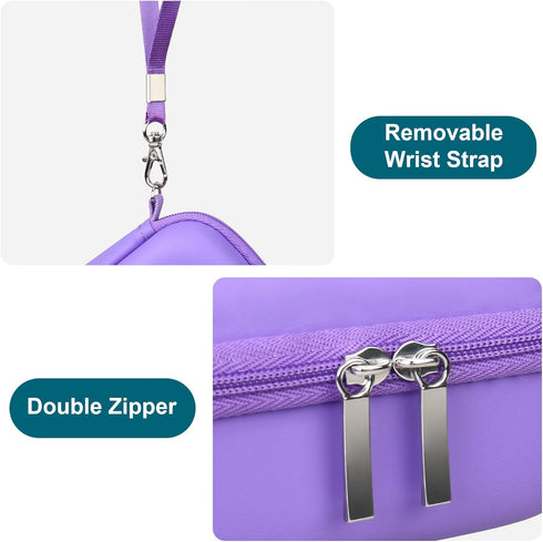 Canboc Hard Carrying Case for Bitzee Interactive Toy Digital Pet with 15 Animals Inside, Storage Bag (Purple)