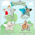 mom&myaboys 4-8 Poke A Dot Art Kit - Animals Theme with Snail, Lion, Owl, Squirrel, Butterfly | No-Mess Sewing Craft