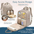Backpack 30-38L) Backpack Qualyphant Diaper Bag - Extra Large Diaper Bag for Two Kids Twins (Expandable - Travel Baby