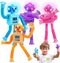 Robot Fidget Toys for Kids: 4 Pack LED Robotic Pop Tubes, Sensory Toy for Ages 2-8, Christmas Birthday Gifts