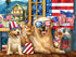 SUNSOUT INC 300 pc Jigsaw Puzzle by Artist Tom Wood - Born in The U.S.A. - Finished Size 18" x 24"