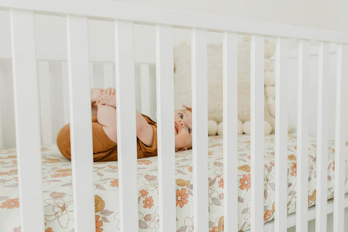 Ferra Copper Pearl Premium Knit Crib Sheets - Breathable and Soft, Fitted for Standard Mattresses, Perfect for Baby