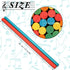 Yookeer 30 Pcs Rhythm Sticks for Kids, 5 Colors Wooden Lummi Music Toys for Classroom Play Learning