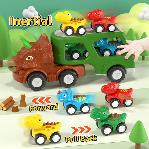 5 1 1 2 3 4 5 1-3 2-4, newcrave in Dinosaur Car for Toddlers Toy for Year Old Boys, Dinosaur Truck for Toddlers Boys