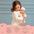 14-Inch 2+ LullaBaby Hooded Bath Towel in Pink Star Pattern Bath Toys & Pink Ducky Baby Doll Accessories Pretend Play