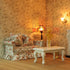 1/12 iLAND Scale Accessories of Dollhouse Lights, Classic Miniature Lamp w/Plug for Dollhouse Decoration, Mosaic