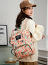 Ybberik Backpack Diaper Bag with Insulated Pockets, Stroller Straps, Large Baby Diaper Bag, Water Resistant Baby Bags