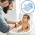LOORGVEL Creative Bath Seat with Strong Load-Bearing Suction Cups Non-Slip Shower Chair for Newborns and Spacious