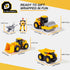 YySiRui 5PCS 5.5-6.3 Inch Set Bulldozer, Construction Toys - Toy Trucks Includes Dump Truck, Excavator, Sandbox