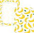 Mazeann Summer 52" 28" 9" Cute Banana Crib Sheets Soft Breathable Fitted Cotton Baby Crib Sheets Mattress Cover