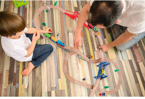 Set: Set On Track USA Bridge Accessory Train Suspension, Overpass and Arch Bridge Compatible with All Major Toy Trains
