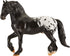 Breyer Traditional Series Harley Harlequin Draft Tack Pony - 1:9 Scale Model #1805, Black & White