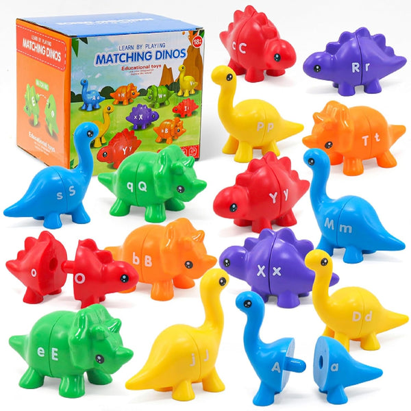 Ganaj 26Pcs Matching Letters Fine Motor Toy, Alphabet Match Game Educational Toys for