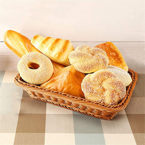 Bo Lala 8 Simulation Food PU Fake Bread Model Pieces