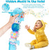 FVNPIHAM 6-12 Tummy 0 1 2 3 4 5 6+ Baby Toys Months, Musical Caterpillar Time Toys with Crinkle, Rattle, Squeaker
