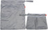 Damero 2pcs Wet and Dry Bag, Travel Bag with Handle for Cloth Diaper, Pumping Parts, Clothes, Gray Dots