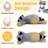 Slojkardon 17in Raccoon Plush, Weighted Raccoon Stuffed Animals, Cute Plush Toys Realistic Raccoons Body Pillow Hug