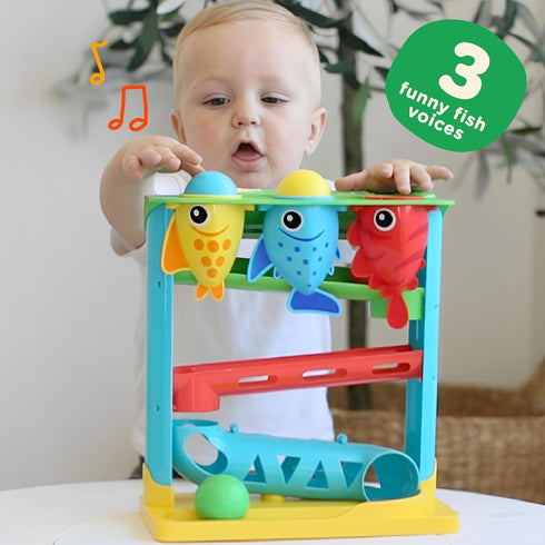Move2Play Feed The Fish Interactive Baby Toy, Birthday Gift for Boys & Girls, 1 Year Old