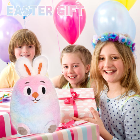 Plush8 Inch Rainbow Rabbit Plush Toy Rabbit Stuffed Animal Cute Easter Rabbit Plush Pillow Soft Plushie Doll Gifts