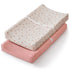 Blissful Diary Muslin Changing Pad Cover for Baby Girls, Ultra Soft Breathable